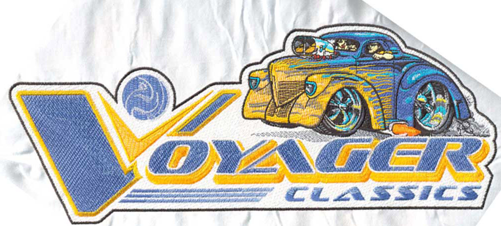 Voyager Classic Race car old style image for Colorado Racing in the 20th Century