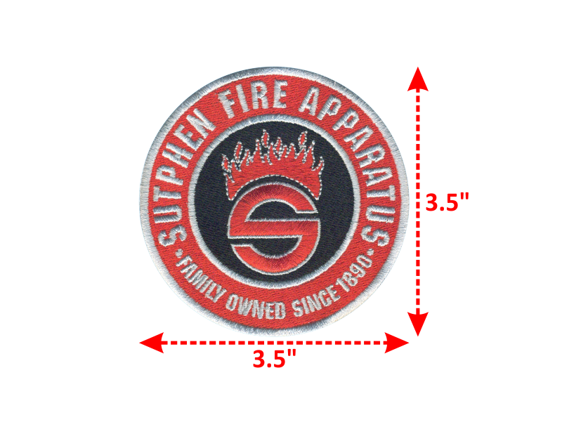 Sutphen Fire Aparatus.Ma_M.W_Sutphen.com – Embroidered Patches