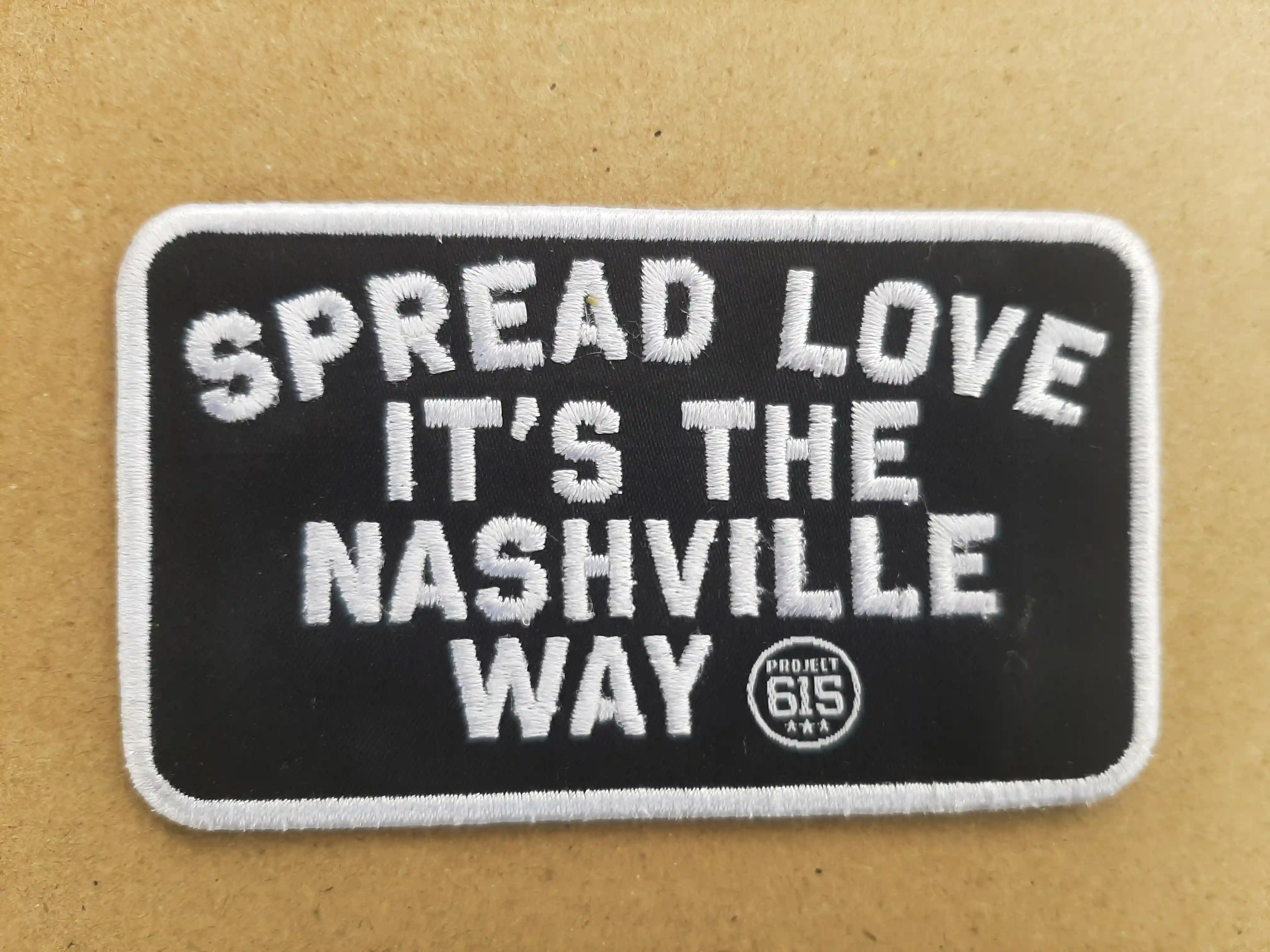 That is Abcoln way of supporting greatness and Non profit with Crisp text. Look at the clarity especially with Contrast White Thread.Ma_M – Embroidered Patches