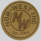 Crisp Text Tiny Established Year numeric value โ Leather Patches