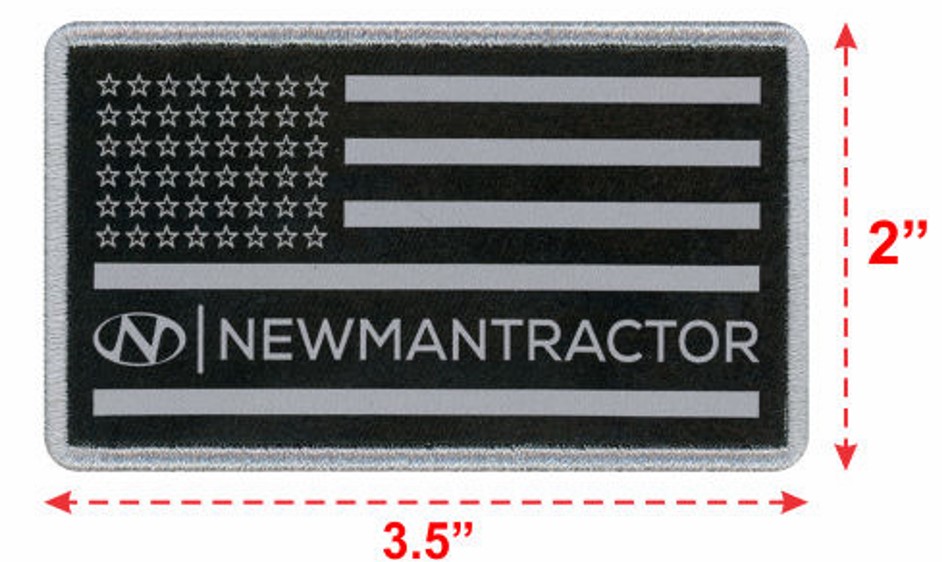Newman Tractor USA Flag – Sublimated Patches