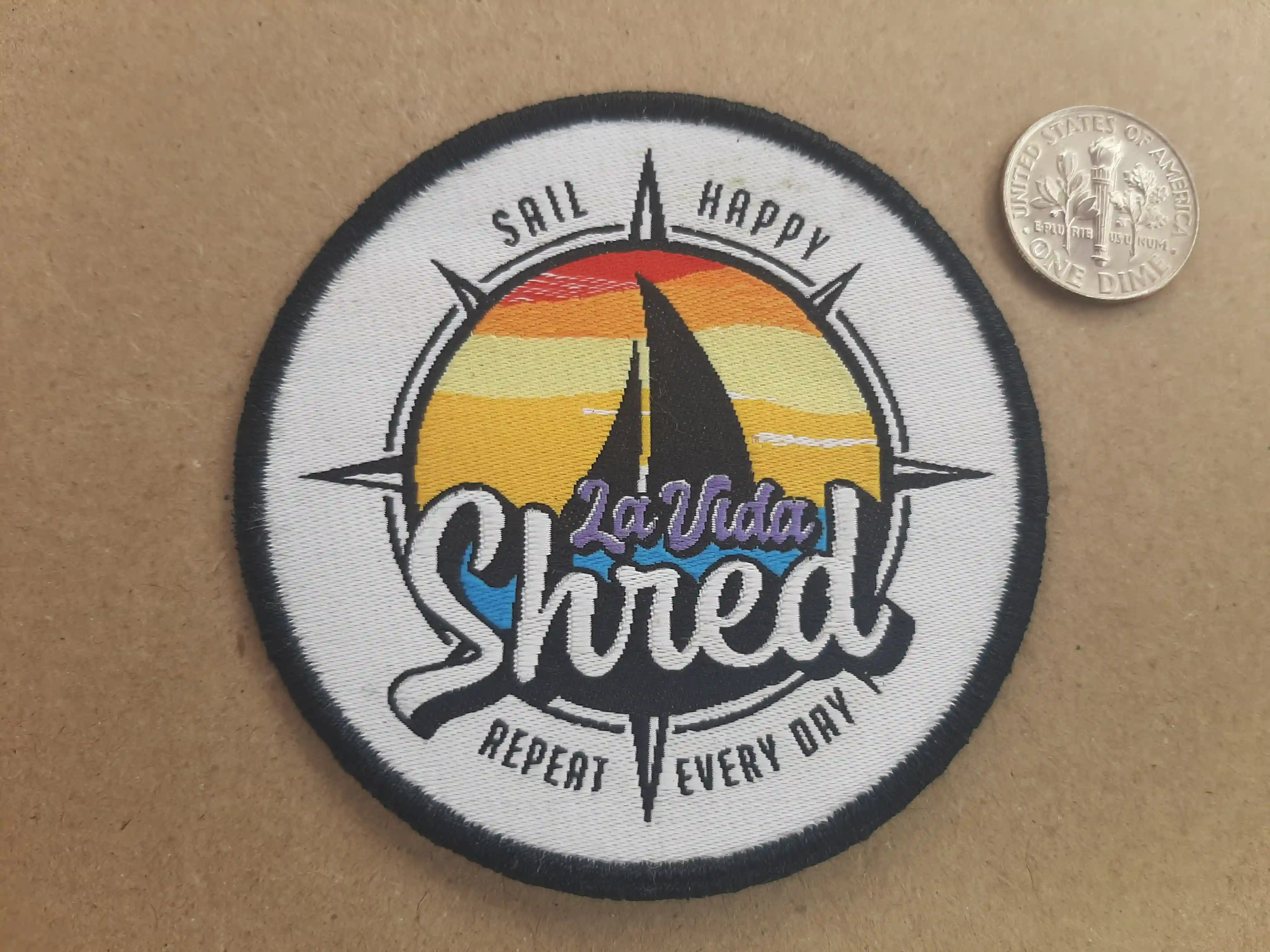 Beautiful Utah Family. Extraordinary adventure. Extraordinary Patch. TY for Blessing us to create this picturesque skyline + sail boat.W_I_LaVidaShred – Woven Patches